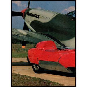 1956 Lotus Eleven 11 Convertible Sports Car 2 Page Vintage Print Ad Poster Art